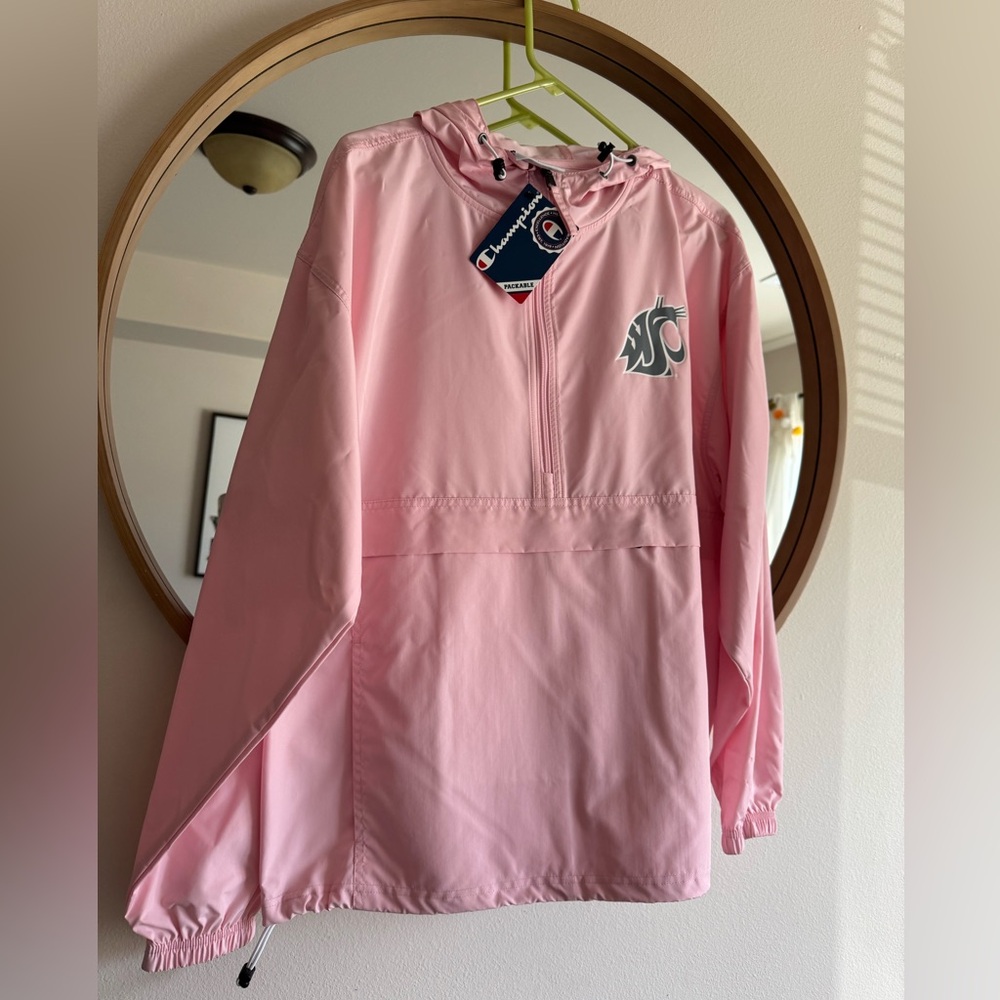 WSU Pink Windbreaker Jacket
